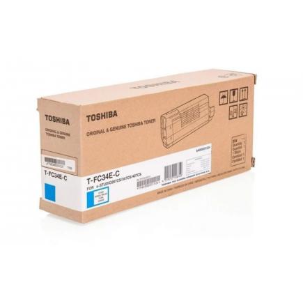 Toshiba T-FC34EC Cyan Cartucho de Toner Original 6A000001809 para E-Studio 287 / 347 / 407