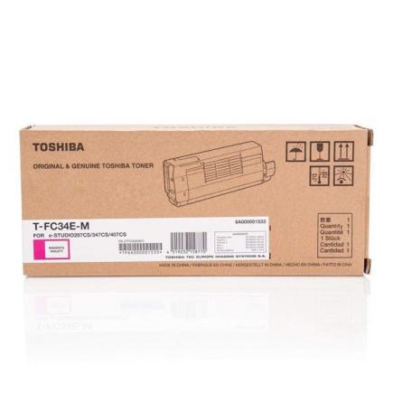 Toshiba T-FC34EM Magenta Cartucho de Toner Original 6A000001811 para E-Studio 287 / 347 / 407