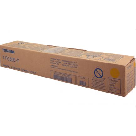 Toshiba T-FC50E-Y Toner Amarillo Original 6AJ00000111 E-Studio 2555, 3055, 3555, 4555, 5055