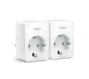 TP-Link Mini Enchufe Inteligente Wi-Fi (2-Pack) - Control Remoto - Programable - Modo Fuera de Casa