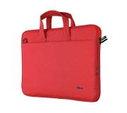 Trust Bologna Maletin para Portatil hasta 16" - Fabricado con Materiales Reciclados - Compartimento Exterior - Acolchado - Asa y Bandolera de Transporte