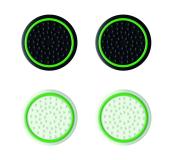 Trust Gaming GXT 267 Pack de 4 Grips para Mando Xbox Series X/S - 2 Blancos que Brillan en la Oscuridad y 2 Negros