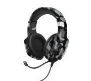 Trust Gaming GXT 323K Carus Auriculares con Microfono - Microfono Flexible - Diadema Ajustable - Amplias Almohadillas - Altavoces de 50mm - Cable Trenzado de 1m - Color Negro Camuflaje