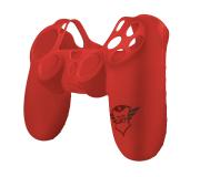 Trust Gaming GXT 744R Funda de Silicona para Mando PS4 - Color Rojo