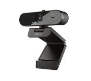 Trust TW-250 Webcam QHD 2K USB 2.0 - Microfono Incorporado - Enfoque Automatico - Angulo de Vision 80º - Tapa de Privacidad - Color Negro