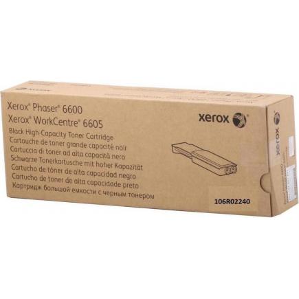 Xerox 106R02240 Toner Negro Original Phaser 6600 / Workcentre 6605