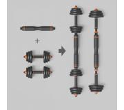 Xiaomi Fed Pack Basico de Mancuernas 35Kg. - Barra de Acero - Discos de Aleacion de Hierro y Arena
