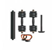 Xiaomi Fed Pack Mancuernas V2 + Barra de Acero + Pesa Rusa - 40Kg. - Barra con Proteccion de Espuma - Agarre Ergonomico - Multiples Combinaciones