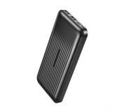 XO Power Boost 10000 - Capacidad 10000Mah - Pantalla LCD - Salida USB x 2, 5V/2A - Entrada Micro USB y Tipo C - Facil Transporte - Carga Rapida - Color Negro