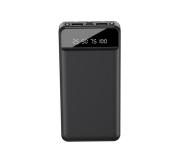 XO Powerbank PR162 - 10000MAH - Incluye Cables - Display Digital - Luz Led - Carga Rapida - Micro USB - Tipo C