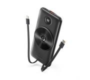 XO Powerbank PR186 10000mAh con Carga Inalambrica - Carga Rapida - Pantalla LCD - Cable USB-C y Cable Lightning