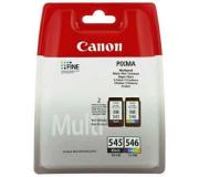 Canon PG545 Negro + CL546 Color Pack de Cartuchos de Tinta Originales - 8287B005