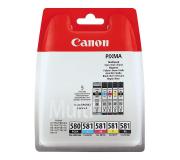Canon PGI580/CLI581 Pack de 5 Cartuchos de Tinta Originales - 2078C005 Canon PGI580/CLI581 Pack de 5 Cartuchos de Tinta Originales - 2078C005