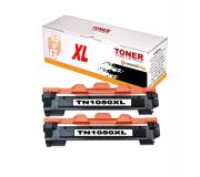 Pack 2 Toner compatibles TN1050 XL / TN-1050 para Brother DCP-1510 1512 1610W 1612W - HL-1110 1210W 1212W 1112 - MFC-1810 1910W (Alta Capacidad Jumbo) Pack 2 Toner compatibles TN1050 XL / TN-1050 para Brother DCP-1510 1512 1610W 1612W - HL-1110 1210W 1212W 1112 - MFC-1810 1910W (Alta Capacidad Jumbo)