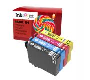 Compatible Pack 4 Epson 503XL Cartuchos de Tinta para Epson XP 5200, XP 5205, WF-2960DWF, WF-2965DWF