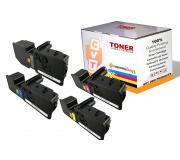 Compatible Pack 4 Kyocera TK5220 / TK5230 / TK-5230 para Ecosys P5021, M5521
