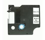 Compatible Dymo D1 40910 Negro / Transparente Cinta Rotuladora S0720670 Compatible Dymo D1 40910 Negro / Transparente Cinta Rotuladora S0720670