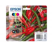 Epson 503XL/503 Pack de 4 Cartuchos de Tinta Originales - C13T09R94010