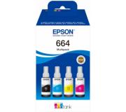 Epson 664 - Multipack de Botellas de Tinta Originales C13T664640