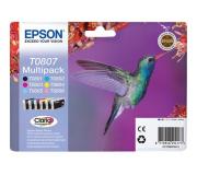 Epson T0807 Pack de 6 Cartuchos de Tinta Originales - C13T08074011 Epson T0807 Pack de 6 Cartuchos de Tinta Originales - C13T08074011