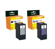 Compatible Pack Lexmark 23 Negro + 24 Tricolor Cartuchos de Tinta Compatible Pack Lexmark 23 Negro + 24 Tricolor Cartuchos de Tinta